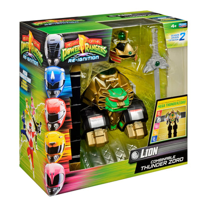Power Rangers Mighty Morphin Thunderzord Lion Action Figure with Thunder Saber 43377682080