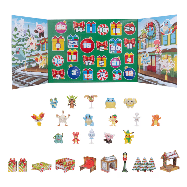 Pokemon 24 Day Holiday Advent Calendar 2024 191726709657