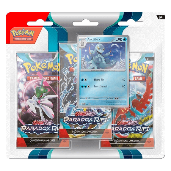 Pokémon-Scarlet & Violet 4 - Paradox Rift - 3-Pack Display 0820650854033