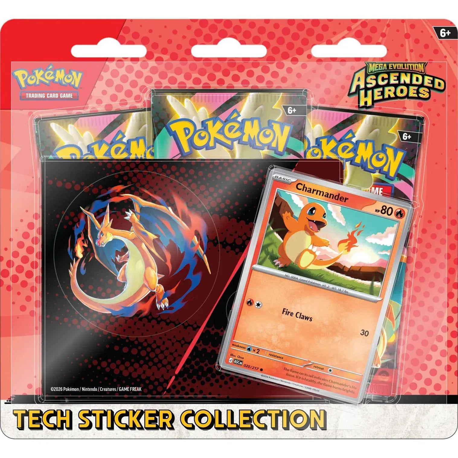 Pokémon TCG: Mega Evolution Ascended Heroes - Tech Sticker Collection 196214141278