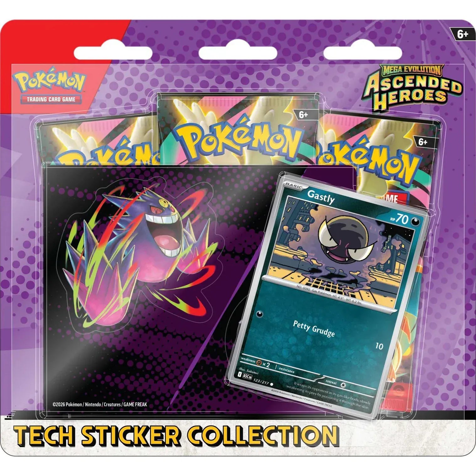 Pokémon TCG: Mega Evolution Ascended Heroes - Tech Sticker Collection 196214141278