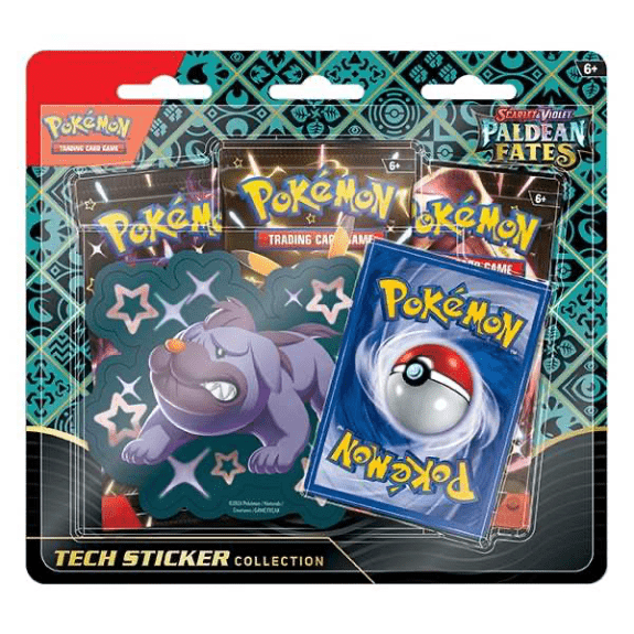Pokémon Scarlet and Violet 4.5 Paldean Fates Tech Sticker Collection