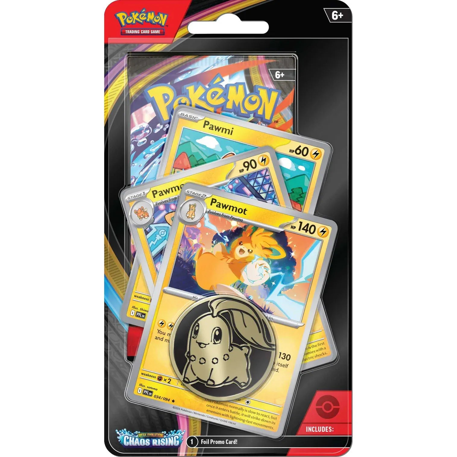 Pokémon TCG: Mega Evolution Chaos Rising - Premium Checklane 196214140615