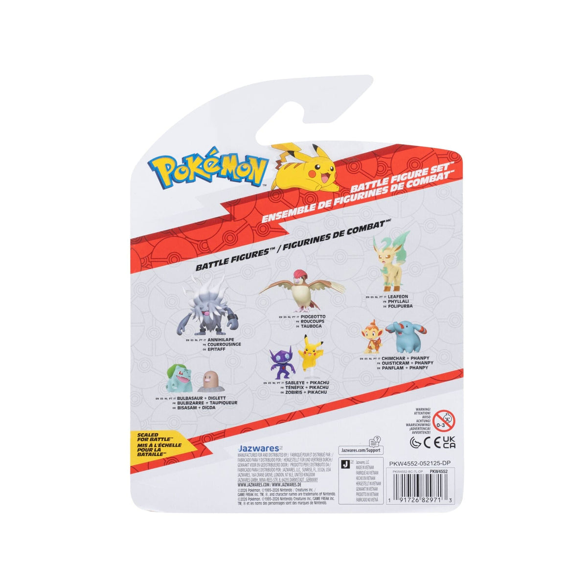 Pokemon Battle Figure 3 Pack W27