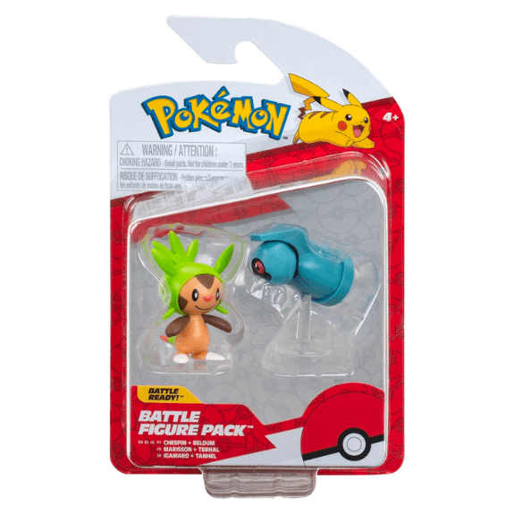 Pokemon Battle Figure: Chespin + Beldum 191726480838