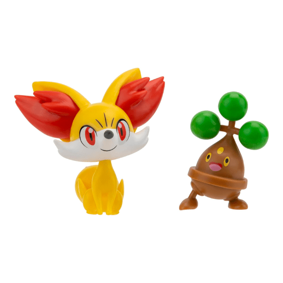 Pokemon Battle Figure: Fennekin + Bonsly 191726480814