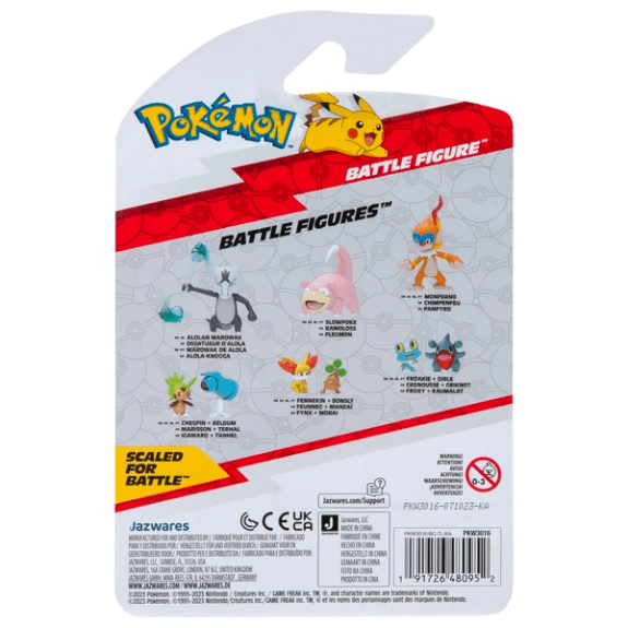 Pokemon Battle Figure: Froakie + Gible 191726480852