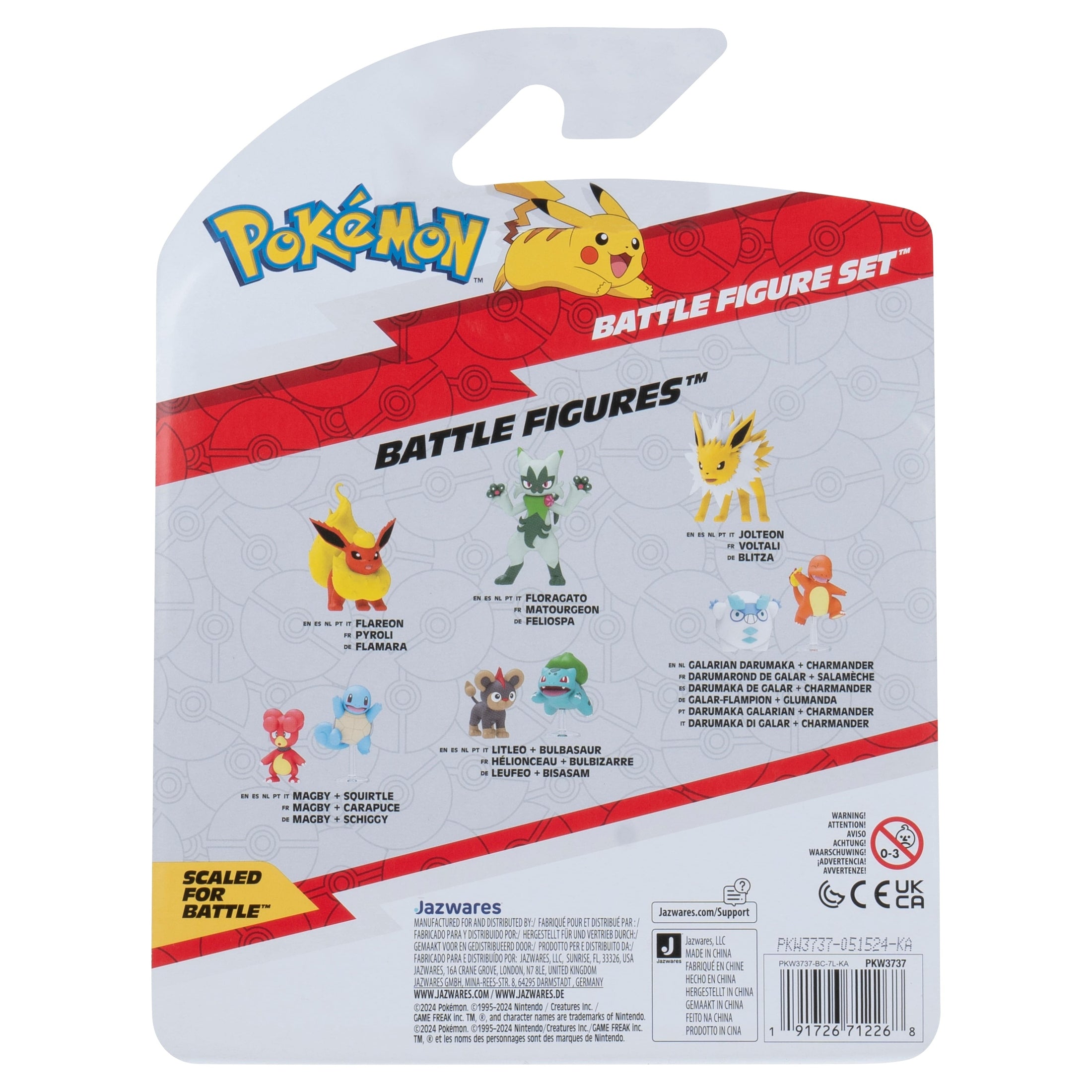 Pokémon Battle Figure Set 3 Pack 22 191726712268