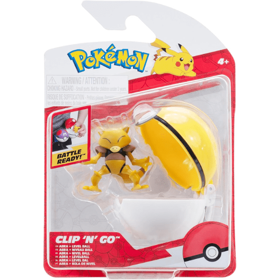 Pokémon Clip 'N' Go Poké Ball: Abra & Level Ball 191726482970