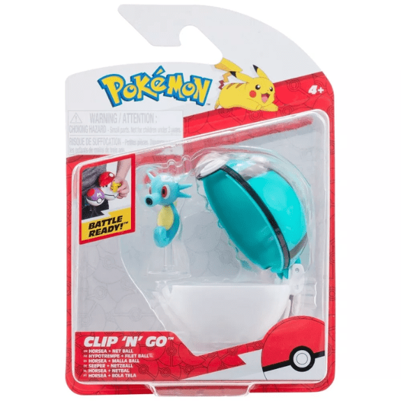 Pokémon Clip 'N' Go Poké Ball: Horsea & Net Ball 191726482987