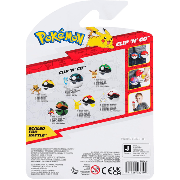 Pokémon Clip 'N' Go Poké Ball: Litten & Dusk Ball 191726483007