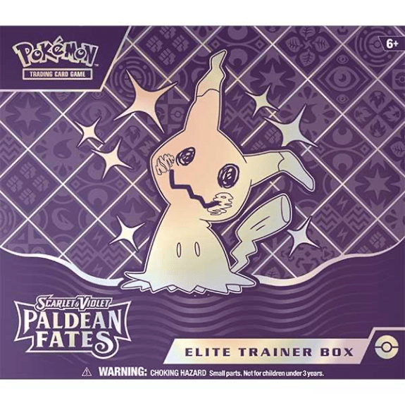Pokémon Scarlet and Violet 4.5 Paldean Fates Elite Trainer Box 820650856181