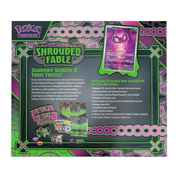 Pokémon Scarlet and Violet Shrouded Fable Elite Trainer Box 0820650858536