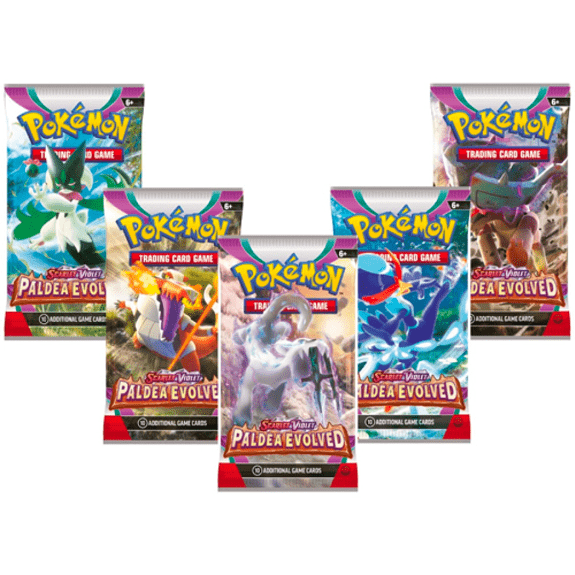 Pokémon Scarlet & Violet Paldea Evolved Booster Packs