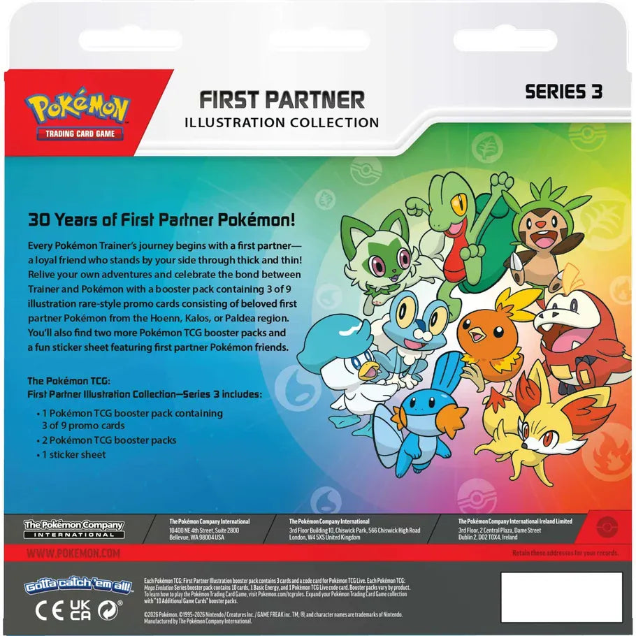 Pokémon TCG: First Partner Illustration Collection - Series 3 0196214157217