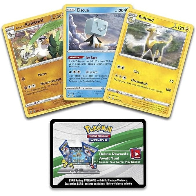 Pokémon TCG: Knockout Collection (Boltund, Eiscue & Galarian Sirfetch'd 0820650131394
