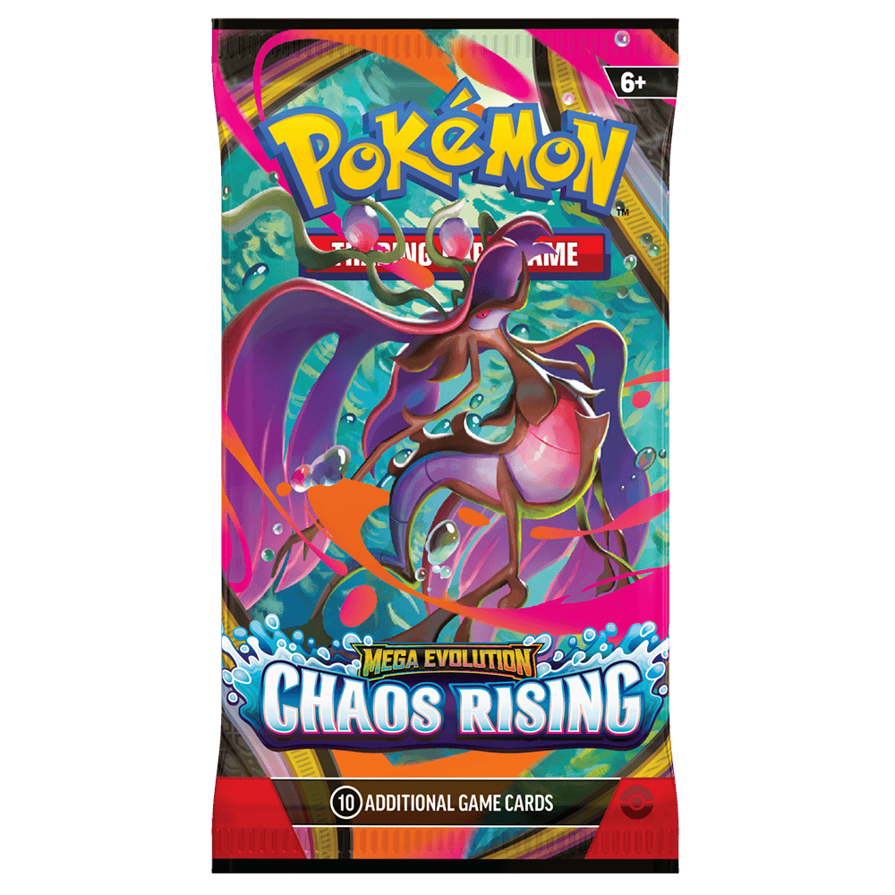 Pokémon TCG: Mega Evolution Chaos Rising - Booster Pack - 1 Pack Selected at Random (Release Date 22/05/26 - We will Post on the 21st May) 0196214154179