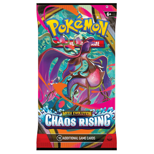 Pokémon TCG: Mega Evolution Chaos Rising - Booster Pack - 1 Pack Selected at Random (Release Date 22/05/26 - We will Post on the 21st May) 0196214154179