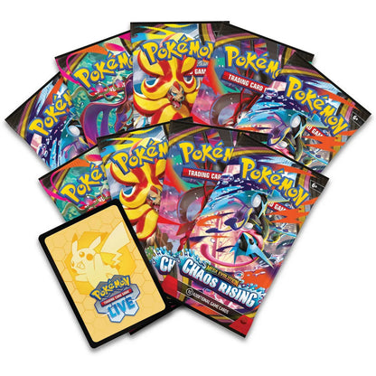 Pokémon TCG: Mega Evolution Chaos Rising - Elite Trainer Box (1 Per customer/household (read product description) (Release Date 22/05/26 - We will Post on the 21st May) 0196214154117