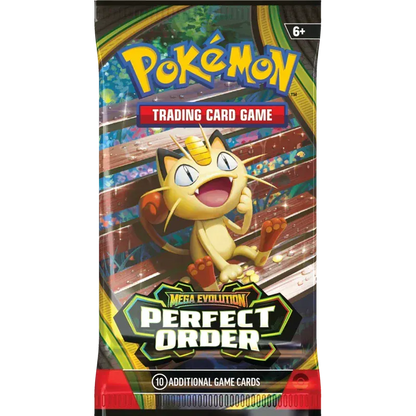 Pokemon TCG Mega Evolution Perfect Order Booster Pack (1 Selected at Random) (Release Date 27/03/26 - We will Post on the 26th March)