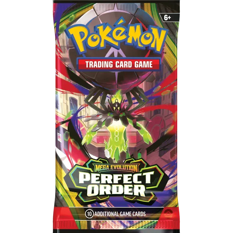 Pokemon TCG Mega Evolution Perfect Order Booster Pack (1 Selected at Random) (Release Date 27/03/26 - We will Post on the 26th March)