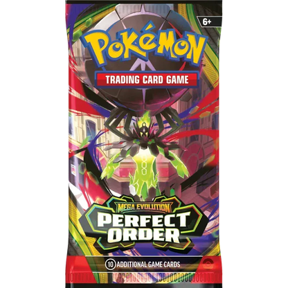 Pokemon TCG Mega Evolution Perfect Order Booster Pack (1 Selected at Random) (Release Date 27/03/26 - We will Post on the 26th March)