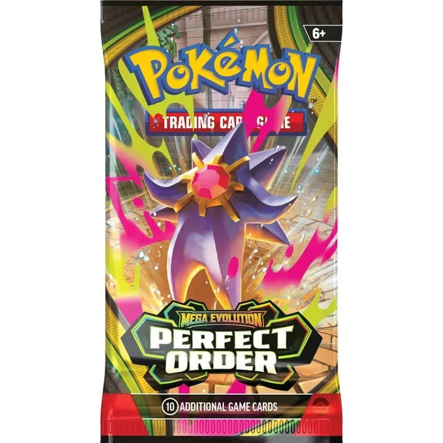 Pokemon TCG Mega Evolution Perfect Order Booster Pack (1 Selected at Random) (Release Date 27/03/26 - We will Post on the 26th March) 196214150454