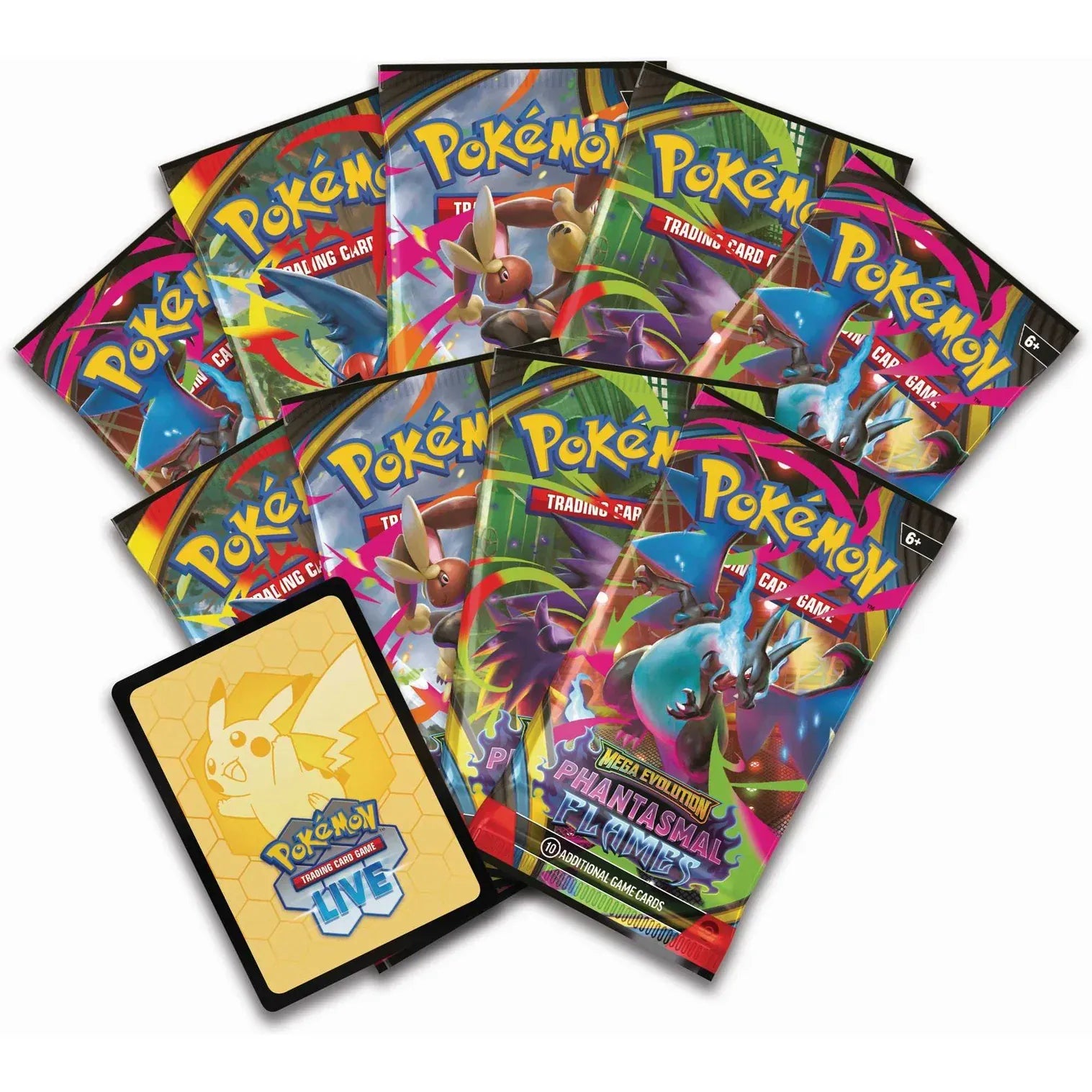 Pokémon TCG: Mega Evolution Phantasmal Flames - Elite Trainer Box 0196214124813