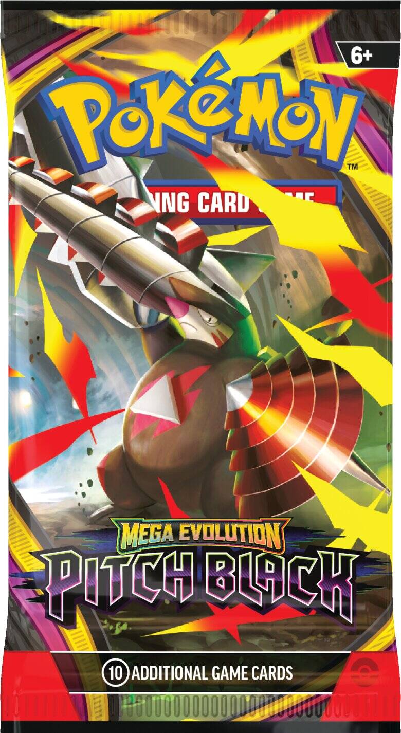 Pokémon TCG: Mega Evolution Pitch Black - (1 Booster Pack Selected at Random) 196214157514