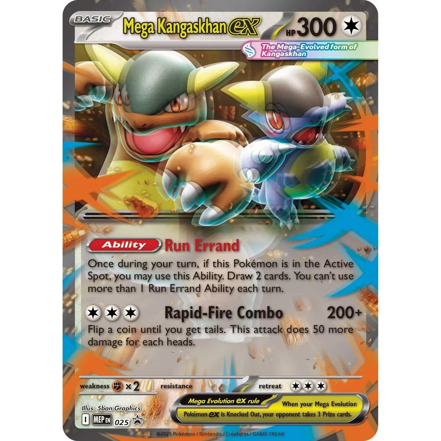 Pokémon TCG: Mega Kangaskhan ex Box 0196214134546