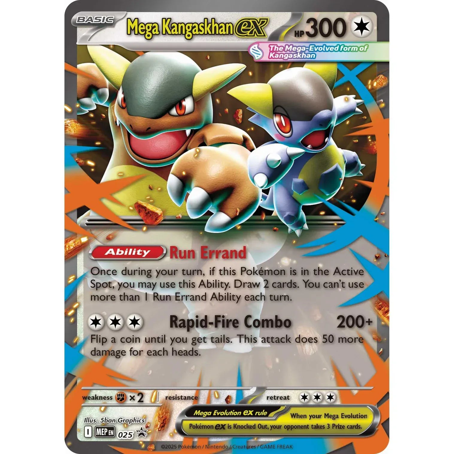 Pokémon TCG: Mega Kangaskhan ex Box 0196214134546