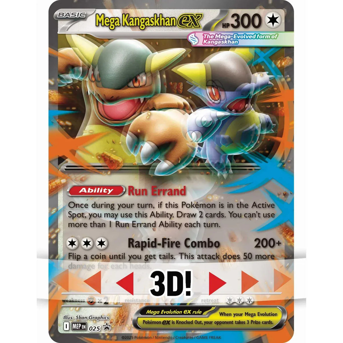 Pokémon TCG: Mega Kangaskhan ex Box 0196214134546