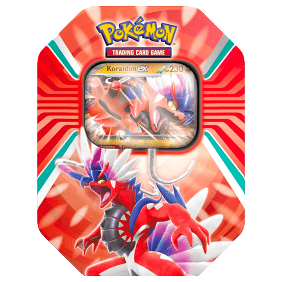 Pokémon TCG: Paldea Legends Tin (Koraidon/Miraidon)