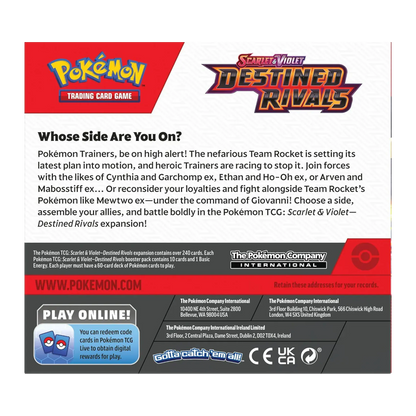 Pokemon TCG: Scarlet & Violet – Destined Rivals – Booster Box 0196214123182