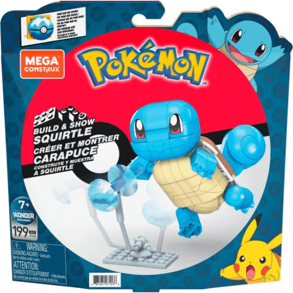 Pokémon: Mega Construx Build And Show Squirtle 887961971538