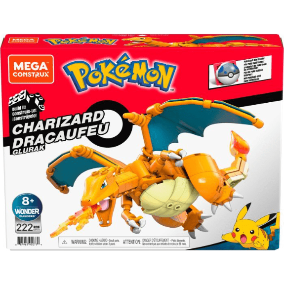 Pokemon: Mega Construx Charizard 0887961950779