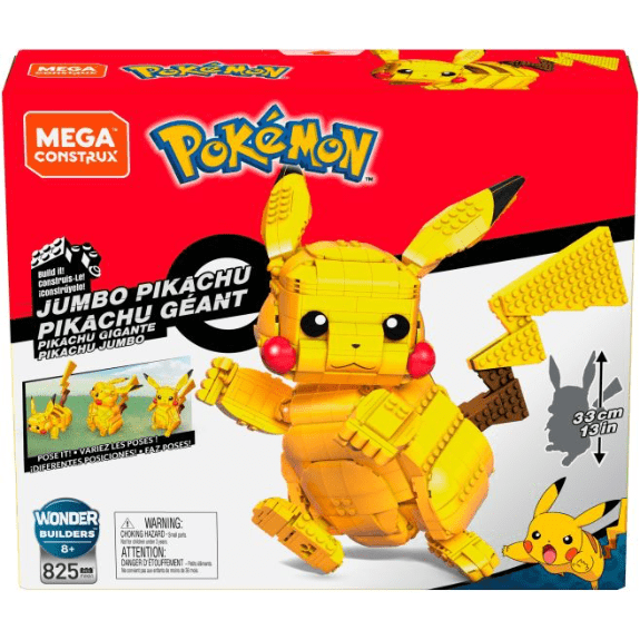 Pokemon: Mega Construx Jumbo Pikachu 088796166114