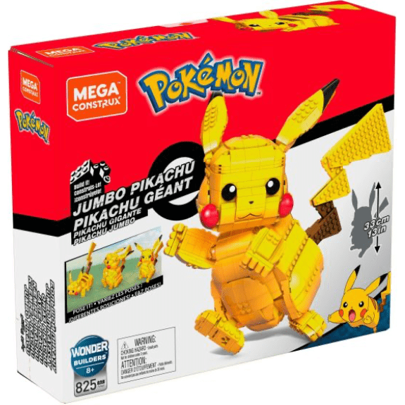 Pokemon: Mega Construx Jumbo Pikachu 088796166114