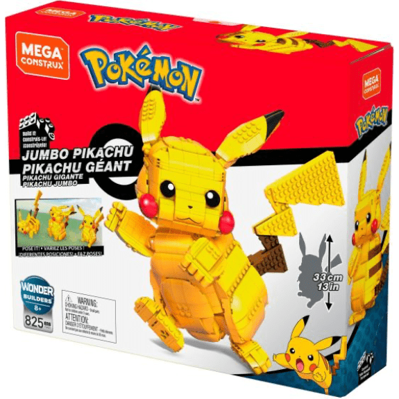 Pokemon: Mega Construx Jumbo Pikachu 088796166114