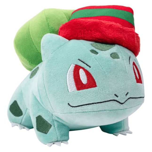 Pokémon Seasonal Kellytoy Plush: Bulbasaur with Hat 191726480631