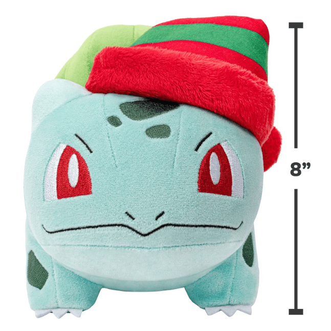 Pokémon Seasonal Kellytoy Plush: Bulbasaur with Hat 191726480631