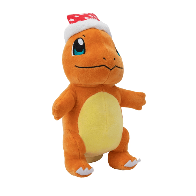 Pokémon Seasonal Kellytoy Plush: Charmander with Santa Hat 191726481836