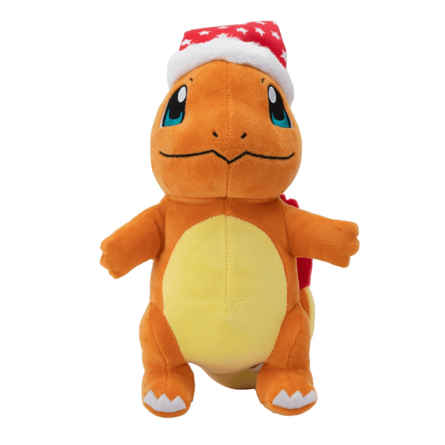 Pokémon Seasonal Kellytoy Plush: Charmander with Santa Hat 191726481836