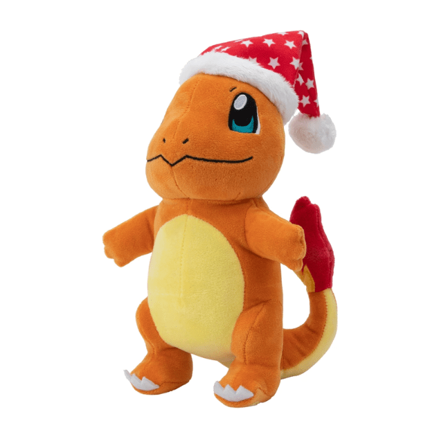 Pokémon Seasonal Kellytoy Plush: Charmander with Santa Hat 191726481836