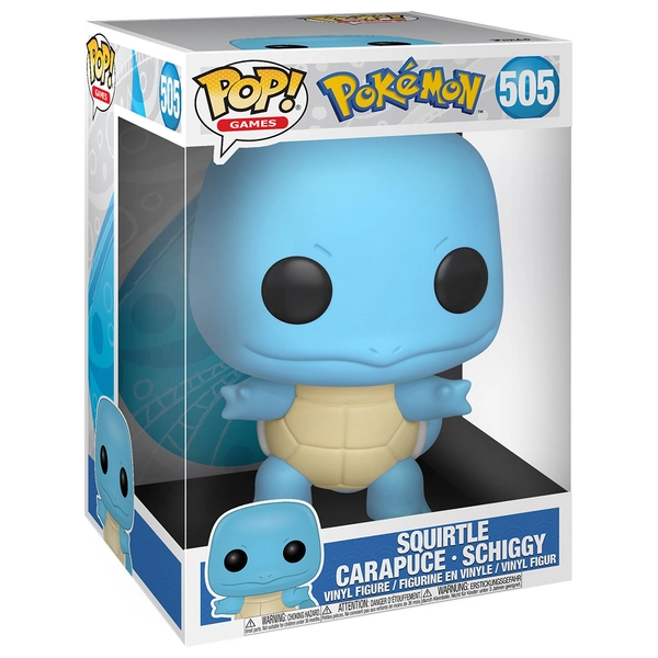 Funko Pop! Vinyl Jumbo Pokémon Squirtle 10 Inch Vinyl Figure #505