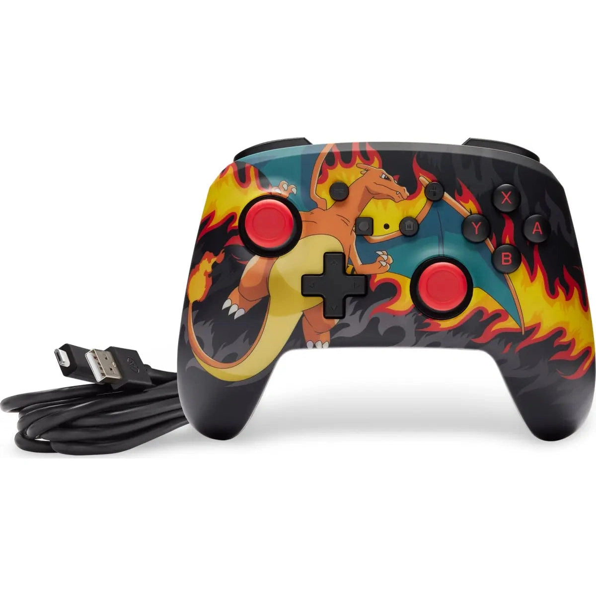 PowerA Pokémon Charizard Firestorm Enhanced Wired Controller for Nintendo Switch