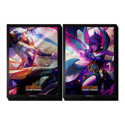 Riftbound: League of Legends Vendetta Art Sleeves – Kayle vs Morgana