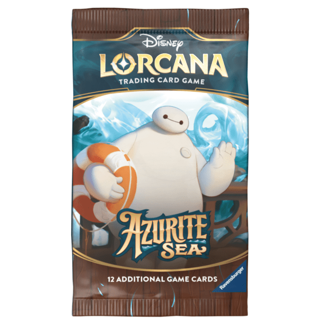 Disney Lorcana TCG: Azurite Sea Booster Pack (1 pack selected at Random) 4050368984227