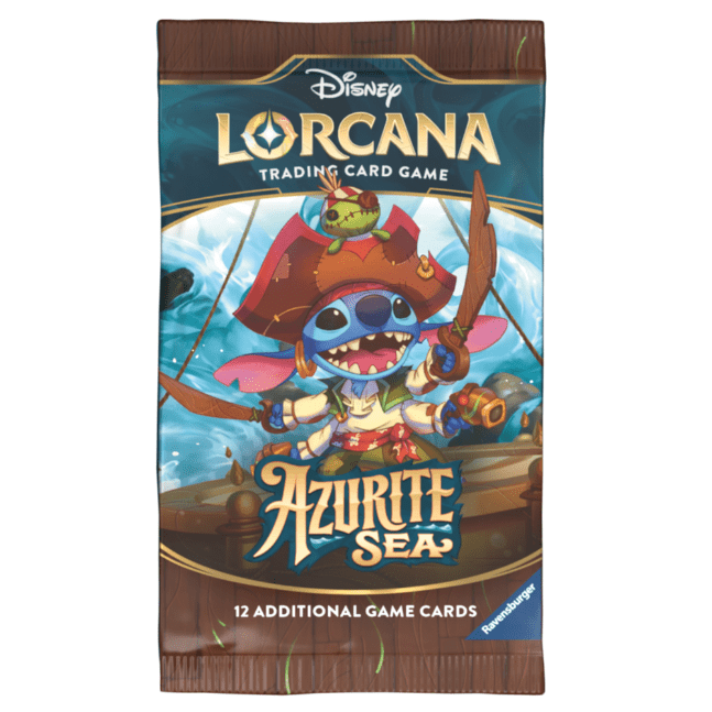 Disney Lorcana TCG: Azurite Sea Booster Pack (1 pack selected at Random) 4050368984227