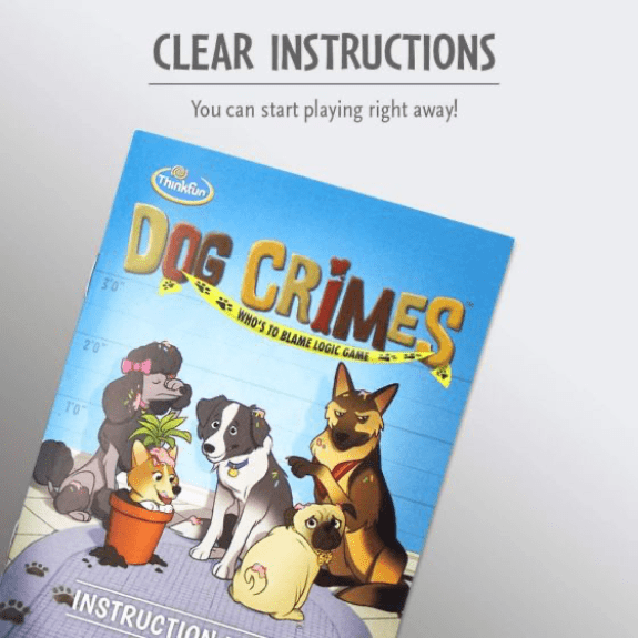 Dog Crimes: Who’s To Blame Logic Game 019275015527